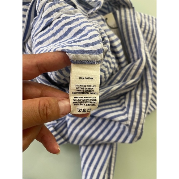 Alex Mill Benny Jumpsuit In Seersucker - Picture 6 of 9